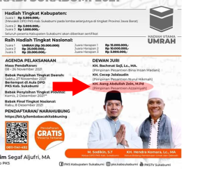 PKS catut kyai jadi dewan juri