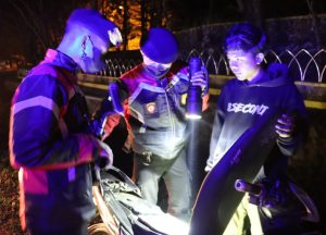 Polisi bubarkan paksa ABG lagi nongkrong