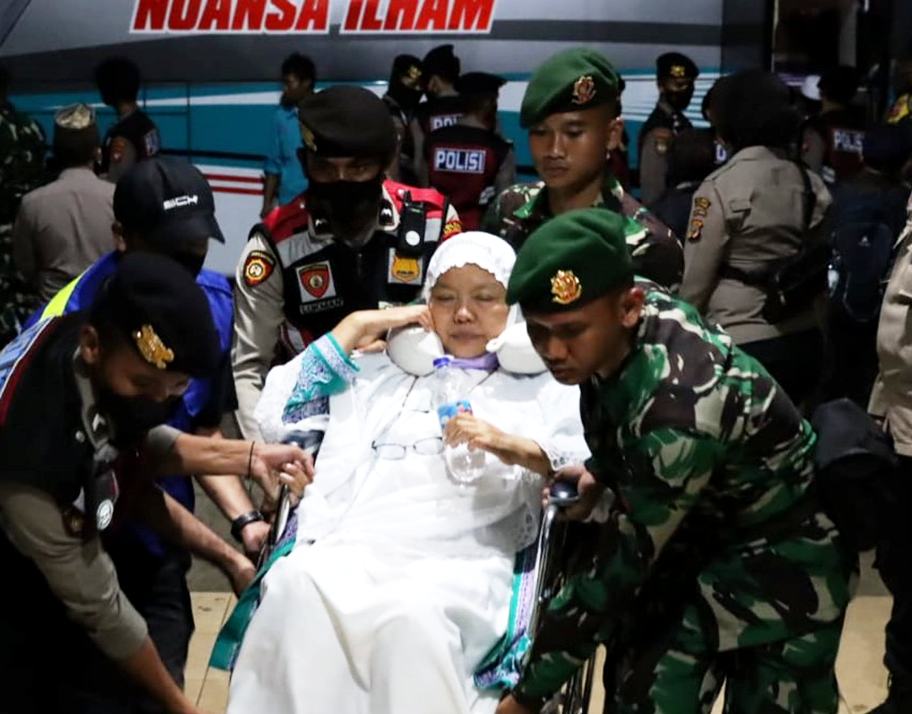 Kepulangan jamaah haji kab.sukabumi