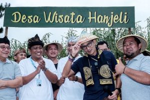 Menparekraf kagum ke desa wisata hanjeli