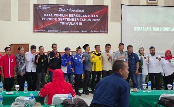 KPU kabupaten sukabumi rakor data pemilih berkelanjutan