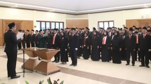 pelantikan anggota panwascam kabupaten sukabumi