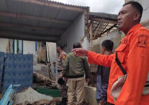 Kerusakan di wilayah Kabupaten Sukabumi akibat dampak gempa Cianjur