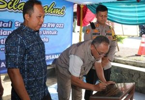 Balai serbaguna RW 022 di Kelurahan Cibadak diresmikan