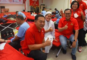 Bulan Ramadhan 1444 H ini Perhimpunan Indonesia Tionghoa (INTI) Cabang Kota Sukabumi gelar aksi kemanusiaan berupa donor darah di Sekretariat INTI di Danalaga Square Kota Sukabumi, Minggu (2/4/2023).