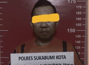 Ketua Komisi II DPRD Kota Sukabumi, inisial IR yang terpaksa ditahan Polres Sukabumi Kota.