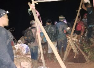 Usai peristiwa tewasnya seorang penambang emas ilegal atau tanpa izin di lahan milik Perhutani di wilayah Cibuluh Kecamatan Ciemas Kabupaten Sukabumi pada Jumat (12/5/2023) lalu.