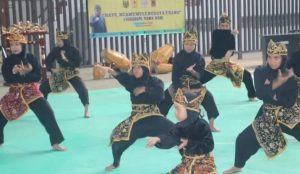 Festival Pencak Silat Piala Bupati Road to Festival Pencak Silat Jawa Barat Tahun 2023 di GOR Palabuhanratu Kabupaten Sukabumi, Senin (23/10/2023).
