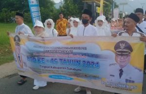 Kafilah Kecamatan Cisaat kembali menjadi juara umum di Musabaqah Tilawatil Qur’an atau MTQ ke-46 Tingkat Kabupaten Sukabumi Tahun 2024. MTQ ke-46 tingkat Kabupaten Sukabumi yang dilaksanakan selama sepekan di lapangan GMC Desa Ciwaru, Kecamatan Ciemas dari tanggal 2 sampai 7 Maret secara resmi ditutup oleh Bupati Sukabumi Marwan Hamami, di Balai Kantor Desa Ciwaru, Kecamatan Ciemas, Kamis, (7/3/2024).