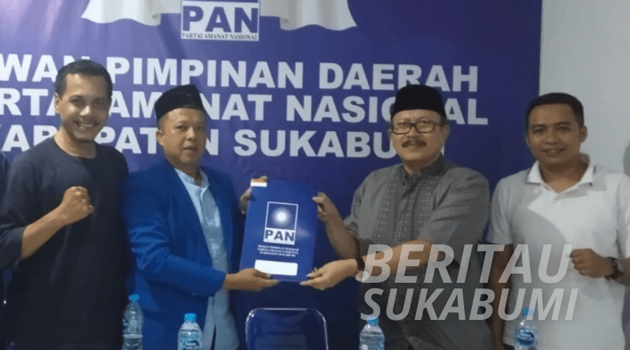 Kepala Dinas Tenaga Kerja dan Transmigrasi (Disnakerstrans) Kabupaten Sukabumi, Usman Zaelani, resmi mendaftarkan diri sebagai ke DPD PAN Kabupaten Sukabumi