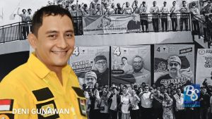 Ketua Harian DPD partai Golkar Kabupaten Sukabumi, Deni Gunawan, memberikan semangat kepada Relawan Asep Japar untuk terus bergerak dan bersinergi bersama partai dalam mencapai tujuan bersama mendorong dan menjadikan Asep Japar Sebagai Bupati Sukabumi 2024-2029.