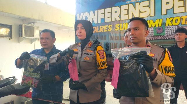 BERITAUSUKABUMI.COM-Satuan Reserse Kriminal Kepolisian Resor (Sat Reskrim) Polres Sukabumi Kota berhasil meringkus pelaku penembakan Musyafa (sebelumnya ditulis Mustafa – red) Akbar (35) pemilik warung kopi (Warkop) Veteran dalam tempo dua jam.