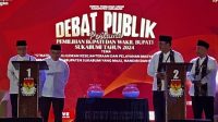 Pelaksanaan Debat Publik Kedua Pasangan Calon Bupati Sukabumi-Wakil Bupati Sukabumi 2024 pada tanggal 22 November 2024, rencananya akan digelar di Bandung. Komisioner KPU Kabupaten Sukabumi, Rudini dikonfirmasi beritausukabumi.com membenarkan jika Debat Publik Kedua akang dilaksanakan di Bandung, tepatnya di Hotel Sutan Raja, Soreang Bandung.