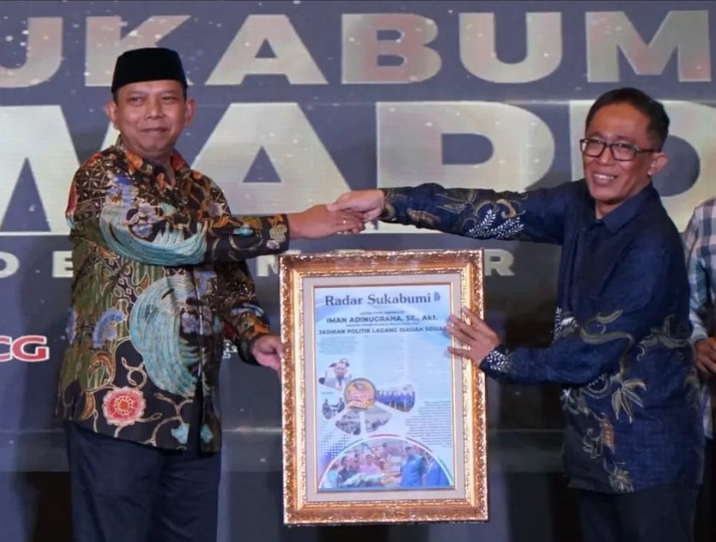 anggota Komisi VII DPR RI dari Fraksi Demokrat, Iman Adinugraha sudah menyabet penghargaan di ajang Sukabumi Award 2024 yang dihelat media Radar Sukabumi.