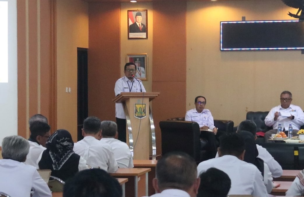 Pemerintah Kabupaten Sukabumi melalui Badan Perencanaan Pembangunan, Penelitian dan Pengembangan Daerah (Bappelitbangda) Kabupaten Sukabumi menggelar Kick Off Meeting penyusunan Rencana Kerja Perangkat Daerah (RKPD) Kabupaten Sukabumi Tahun 2026, di Bale Pangripta, Bappelitbangda, Kabupaten Sukabumi