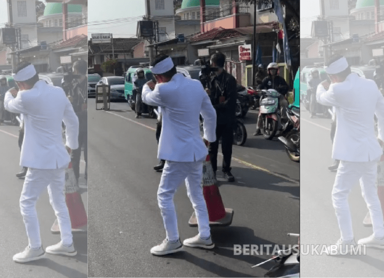 Suasana di jalanan Kabupaten Sukabumi mendadak berubah saat sekelompok warga menghentikan pengendara yang melintas untuk meminta sumbangan. Tujuan mereka mulia, yakni mengumpulkan dana untuk pembangunan Masjid Al Abror. Namun, kegiatan ini mendapat perhatian langsung dari Gubernur Jawa Barat, Dedi Mulyadi, yang memutuskan untuk menghentikan pengumpulan sumbangan tersebut. Di tengah keramaian, para warga yang menggalang dana terlihat berdiri di tepi jalan, meminta sumbangan dari setiap pengendara yang lewat.