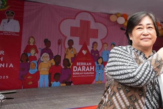 Landriyani Warga Kota Sukabumi ini salah satu sosok yang layak mendapatkan penghargaan, bagaimana tidak beliau sudah 50 kali mendonorkan darahnya Untuk Kemanusiaan.