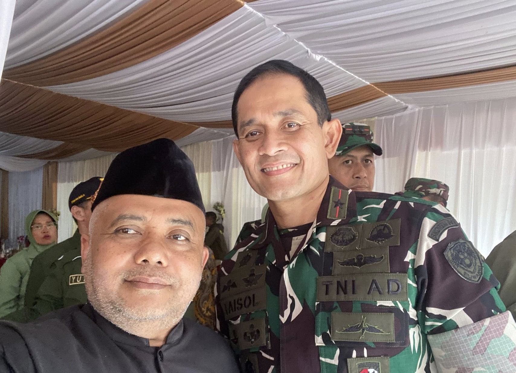 Penutupan TMMD ke-125 Kodim 0622 Sukabumi di Desa Langkapjaya dihadiri Bupati Asep Japar, Danrem 061, dan Ketua Baznas H. Unang Sudarma.