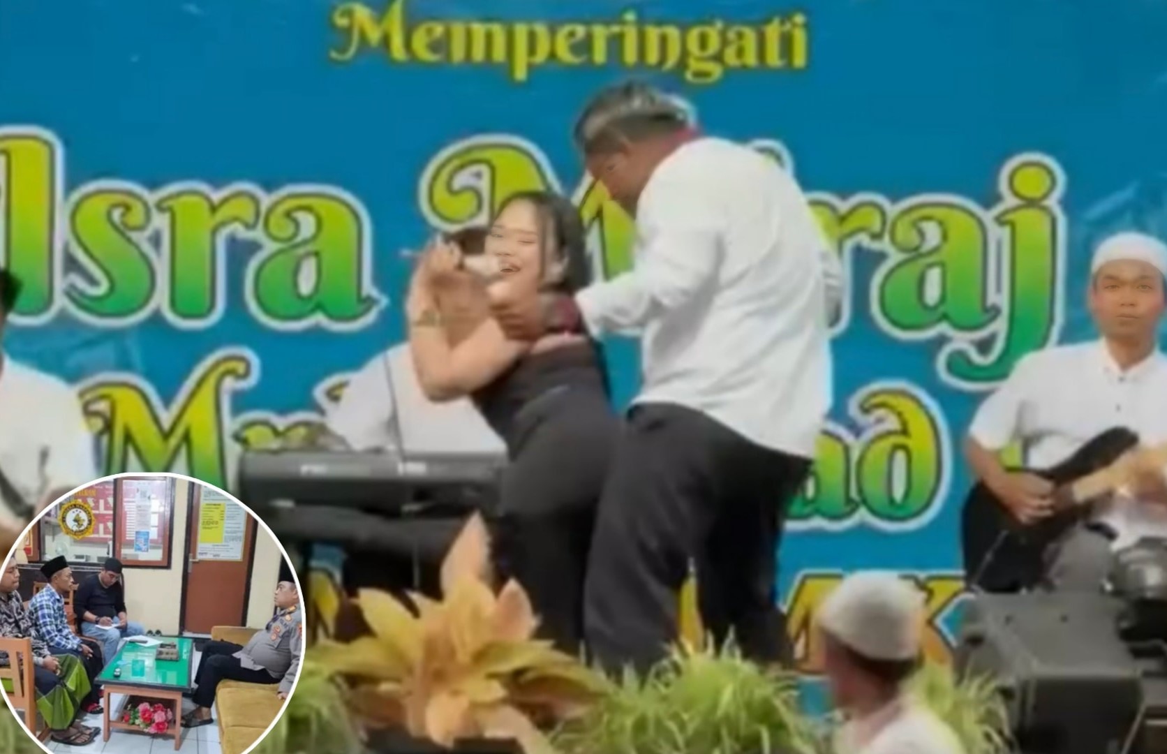 Sebuah video yang menampilkan biduan dangdut berjoget dalam rangkaian peringatan Isra Miraj di Dusun Bangunrejo, Kabupaten Banyuwangi, Jawa Timur, beredar luas di media sosial dan menuai kritik publik. Tayangan tersebut dinilai tidak sejalan dengan suasana kegiatan keagamaan.