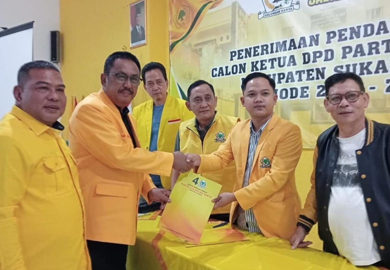 Deklarasi dukungan 47 PK Golkar untuk Asep Japar di Musda XI Golkar Kabupaten Sukabumi batal. Asep berpeluang menjadi calon tunggal Ketua DPD periode 2026–2031.